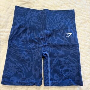Gymshark Adapt Safari Tight Shorts- Wave Blue/Iris Blue